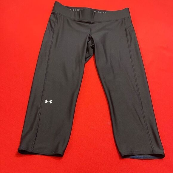 Under Armour Compression Heat Gear Black Leggings Size XL - Picture 1 of 9